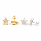Moissanite Star Earrings