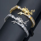 5mm Dragon Moissanite Tennis Bracelet