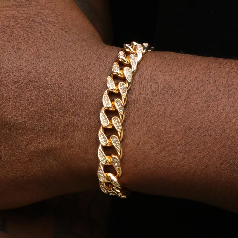 10mm Tear Drop Miami Cuban Bracelet