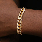 10mm Tear Drop Miami Cuban Bracelet