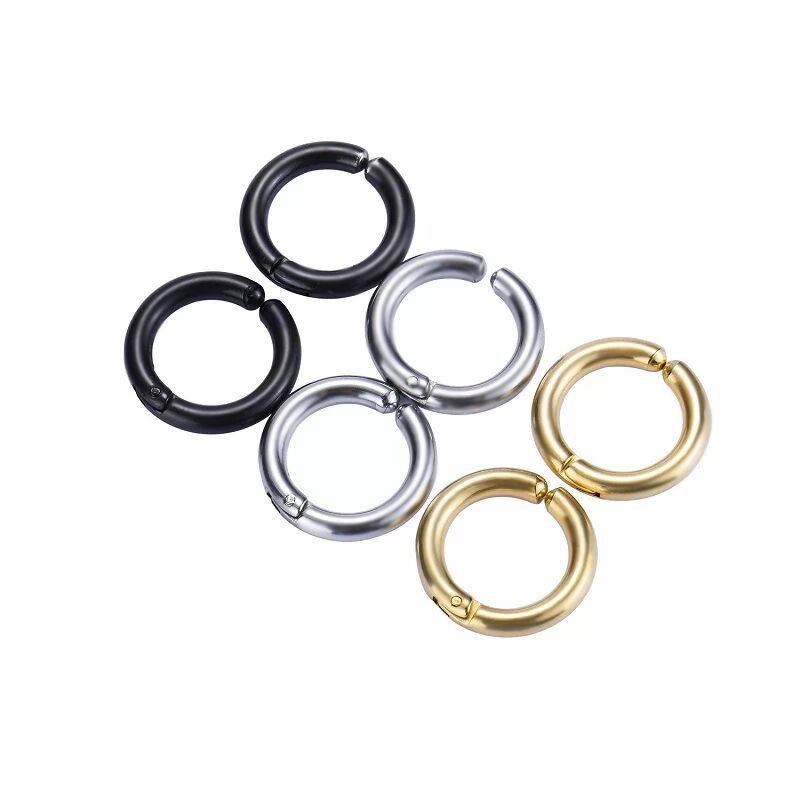 10/12/14/16mm Ear clip Stainless Steel Earrings