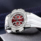 Baguette Stone Sports Watch - Sapphire Crystal, Japanese Quartz