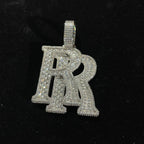 Street Style | Baguette Cut "RR" Zircon Penadnt