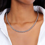 Women's 5mm Stainless Steel Rope Chain
