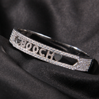 Moissanite Customizable Letter Full Diamond Bracelet
