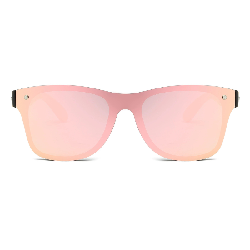 Classic Bamboo Temples Wayfarer Sunglasses