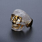 Skull Moissanite Men's Vintage Ring