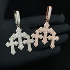 Vintage Classic Cross Pendant Necklace Hip Hop Jewelry