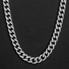 Women's Iced 10mm Tear Drop Miami Cuban Chain