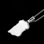 Jesus Moissanite Pendant Cuban Chain Set
