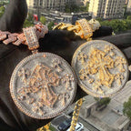 Hip Hop | Cross Medal Pendant Chain Set