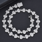 15mm Moissanite Dollar Wallet Cuban Chain