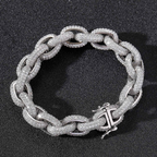 13mm Moissanite Circle Wrap O-Shaped Bracelet