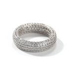 Moissanite Simple Luxury Full Diamond Ring
