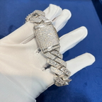 20mm Moissanite Personalized New Cuban Bracelet