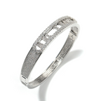 Moissanite Customizable Letter Full Diamond Bracelet