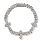 Moissanite Punk Cross Cuban Chain
