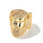 Moissanite Hip Hop Retro Jesus Portrait Ring