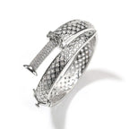 Moissanite Luxury Sword Cross Creative Design Open Bracelet