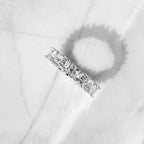 4mm Heart Cut Eternity Ring