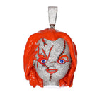 Hip Hop | Iced Out 3D Chucky Face Pendant
