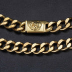 10mm Lion Buckle Cuban Chain