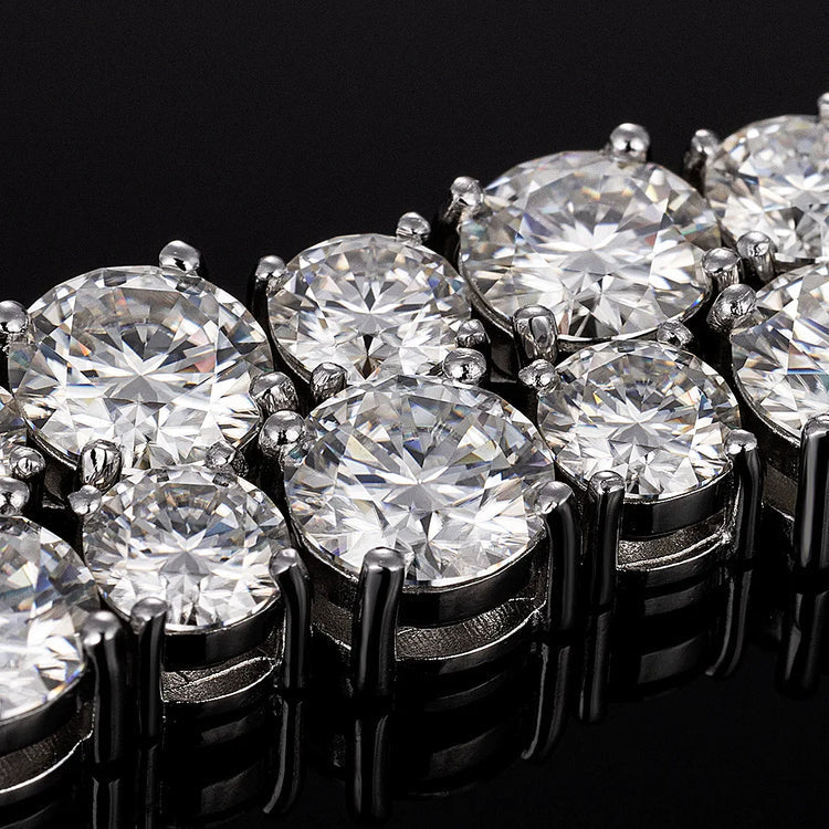 Mixed Size 6mm x 5mm  Moissanite Tennis Bracelet