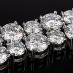 Mixed Size 6mm x 5mm  Moissanite Tennis Bracelet