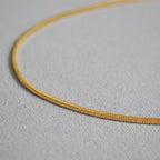 2.5mmSquare Snake Necklace