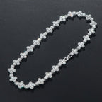 16mm Round Diamonds Cross Star Chain