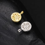 S925 Moissanite Football Pendant Necklace