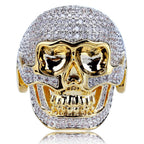 Skull Moissanite Men's Vintage Ring