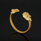 Lion Head Men's Bracelet In14k Gold