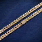 10mm Moissanite Diamond Cuban Link Chain