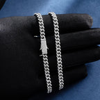 5mm S925 Moissanite Cuban Chain