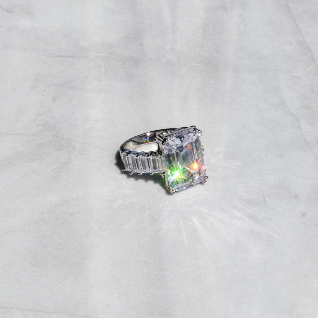 Emerald Cut Diamond Ring