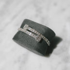 Moissanite Baguette Bangle Bracelet For Men