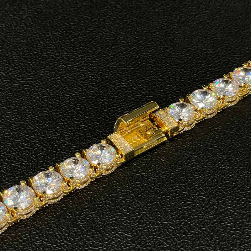 10mm Diamond Design Tennis Chain