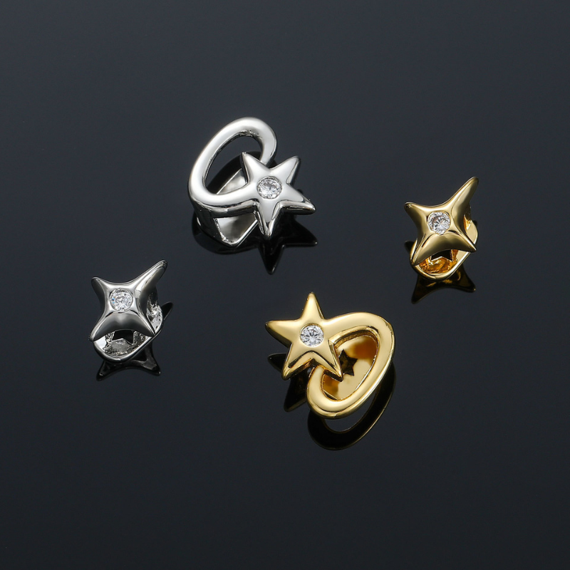 Moissanite Pentagram Creative Grillz