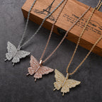 Butterfly Design Pendant Necklace