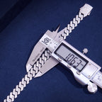 10MM Moissanite Diamond Prong Cuban Chain
