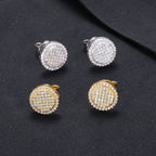 S925 & VVS Moissanite Round Earrings