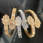 Moissanite Hip Hop Palm Bracelet