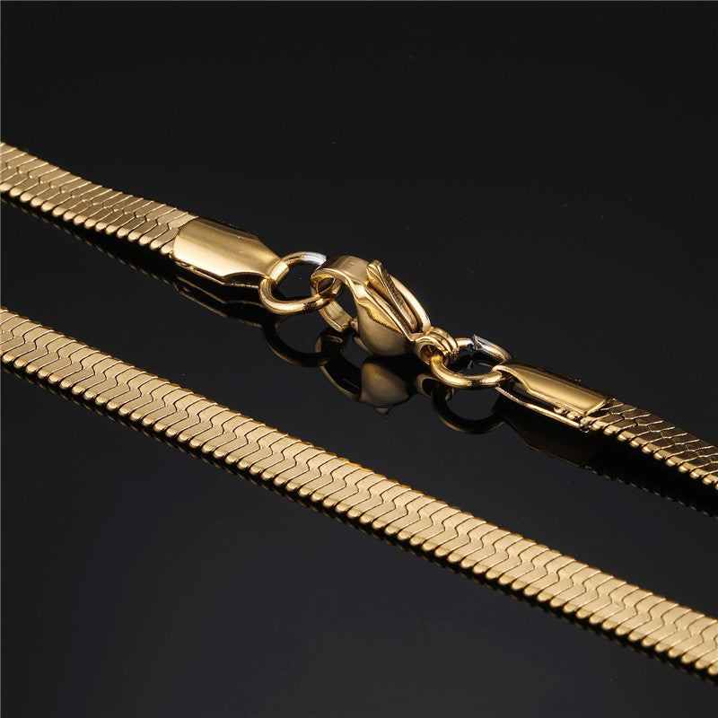 3mm-5mm snake bone blade chain