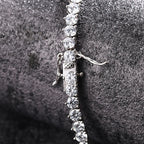 4mm S925 Three Prong Moissanite Tennis Chain