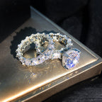 1.8 Ct Moissanite Round Cut 5-Claw Mirco Pave Ring