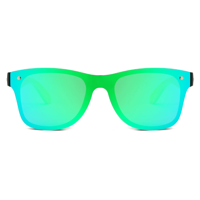 Classic Bamboo Temples Wayfarer Sunglasses