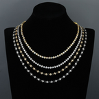 6mm Moissanite Hip Hop Star Chain