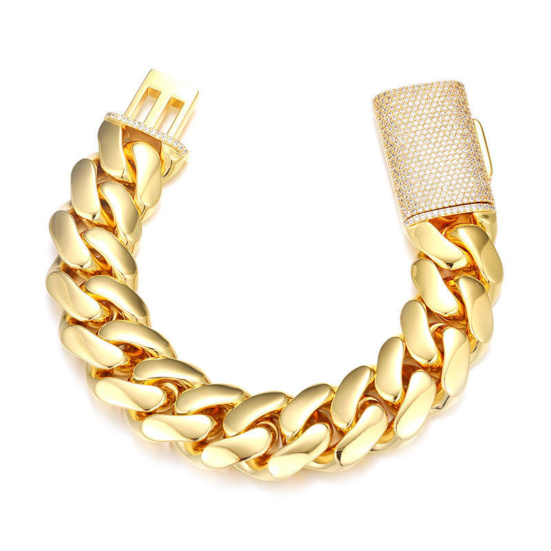 10mm/12mm/14mm/16mm/18mm/20mm Classic Big Cuban Bracelet