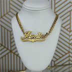 Alphabet Double Layer Custom Pendents